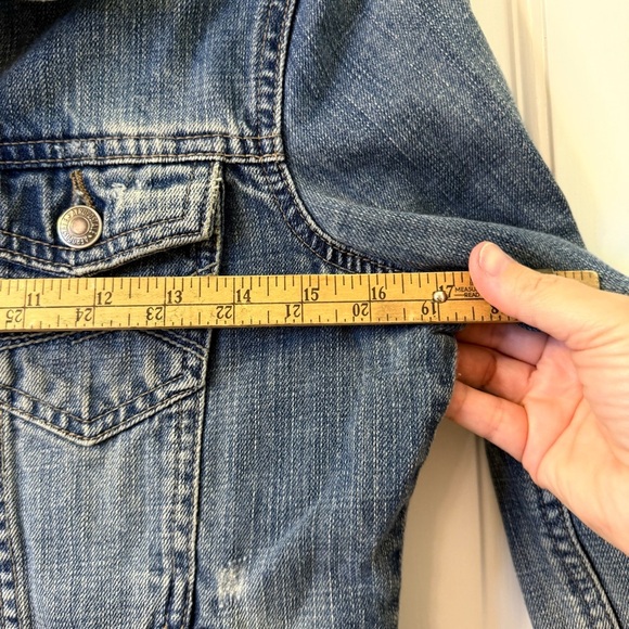 Aeropostale Blue Jean Distressed Jacket - Picture 7 of 7